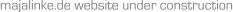 majalinke.de website under construction